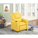 23" Ergonomic Kids Recliner | Adjustable Back & Footrest | Cup Holder + Side Storage | Soft Fabric Padded Armchair