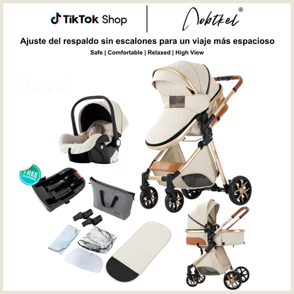 Aobtkel®5-in-1 Portable & Foldable Toddler Stroller