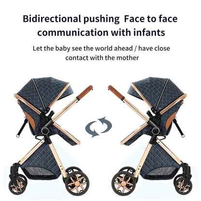 Aobtkel®4-in-1 Portable & Foldable Toddler Stroller