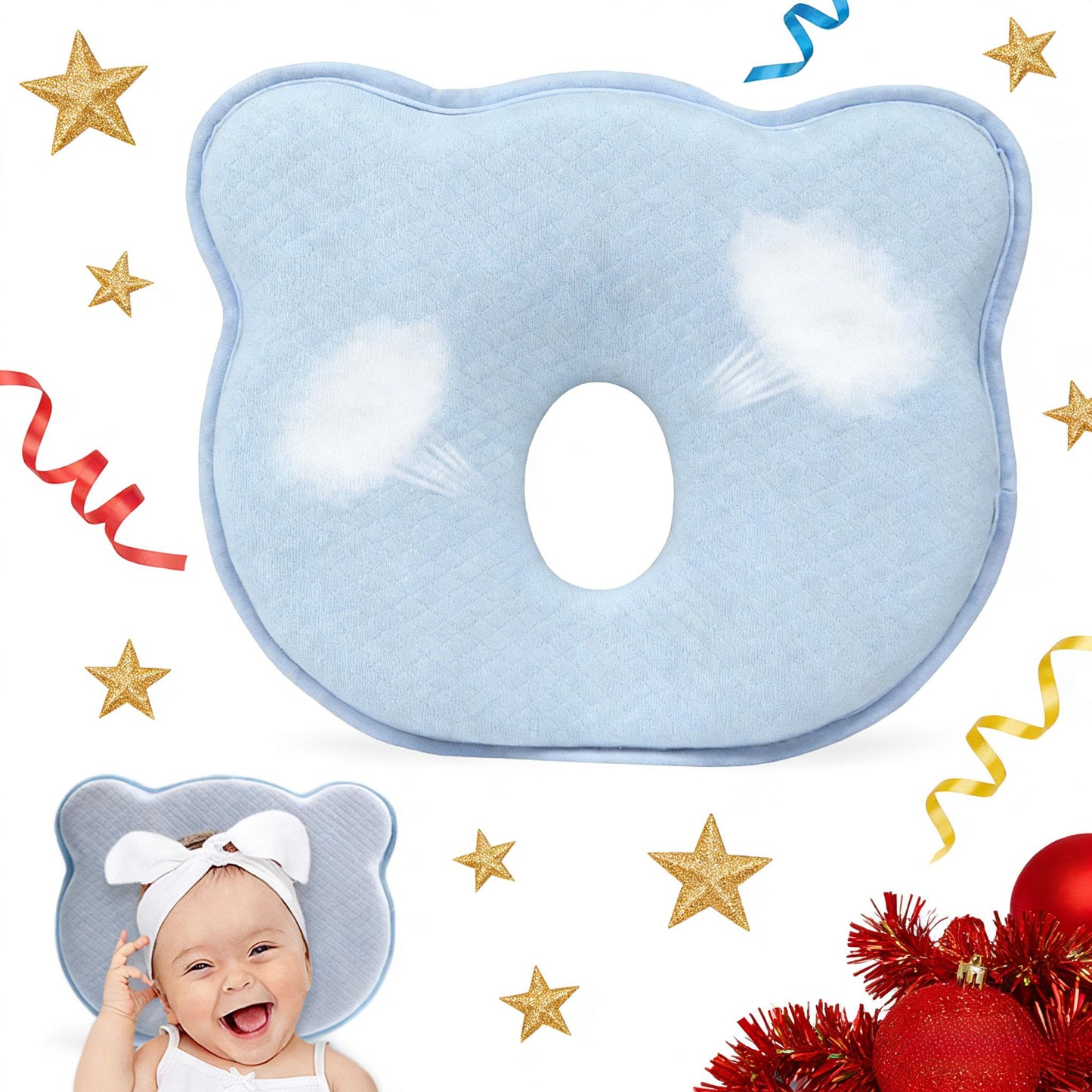 Soft Silicone Baby Nap Pillow