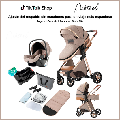 Aobtkel®5-in-1 Portable & Foldable Toddler Stroller